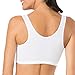 Fruit Of The Loom Womens Built Up Tank Style Sports Bra, White/White/White, 38 US