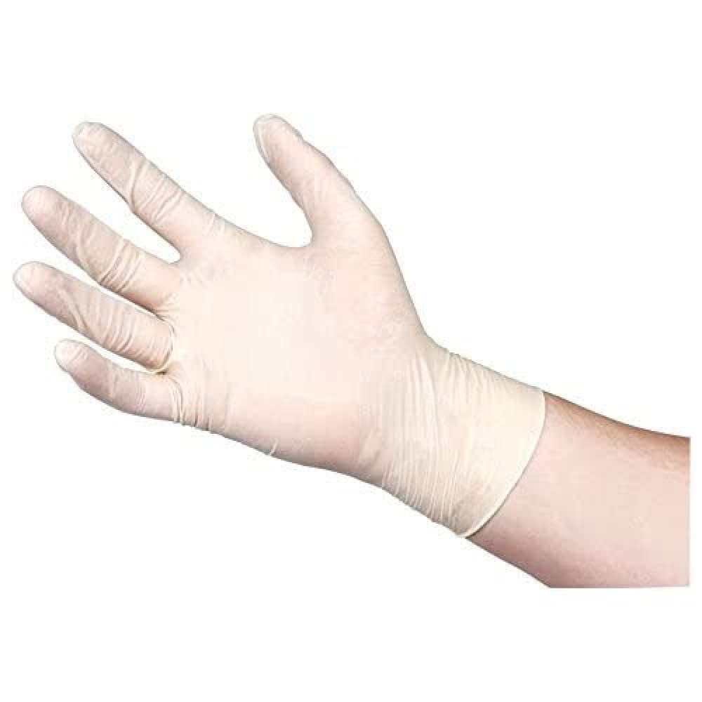 NISBETS Unigloves Y262-L Powder-Free Latex Glove, Large, Pack of 100