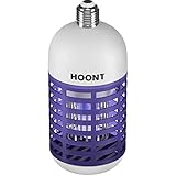 Hoont Bulb Socket Bug Zapper Powerful Electric Insect Killer Traps Mosquitoes Flies and Other Annoying Gnats - Fits in 110V E26/ E27 Light Bulb Socket for Indoor Outdoor Porch Patio Backyard