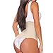 JITIFI Women's Postpartum Waist Trainer Belt Body Shaper Belly Wrap Compression Band Beige