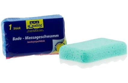 aqualine 1082 Bade- & Massageschwamm 15x9x5cm (Z42)