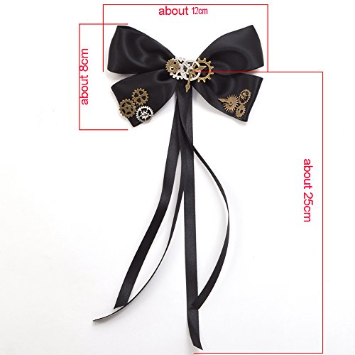 BLESSUME Steampunk Gears Bowknot Hair Clip - Image 3