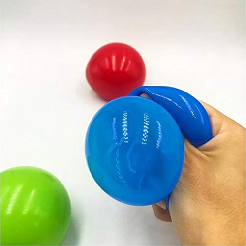 Yumfr Stress Relief Balls Fluorescent Sticky Target Balls Soft Ball