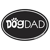 Imagine This Oval Magnet, Dog Dad