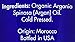 Organic Argan Oil Moroccan by Zongle, 4 OZ – 100% Pure Natural, USDA Certified, Therapeutic Grade