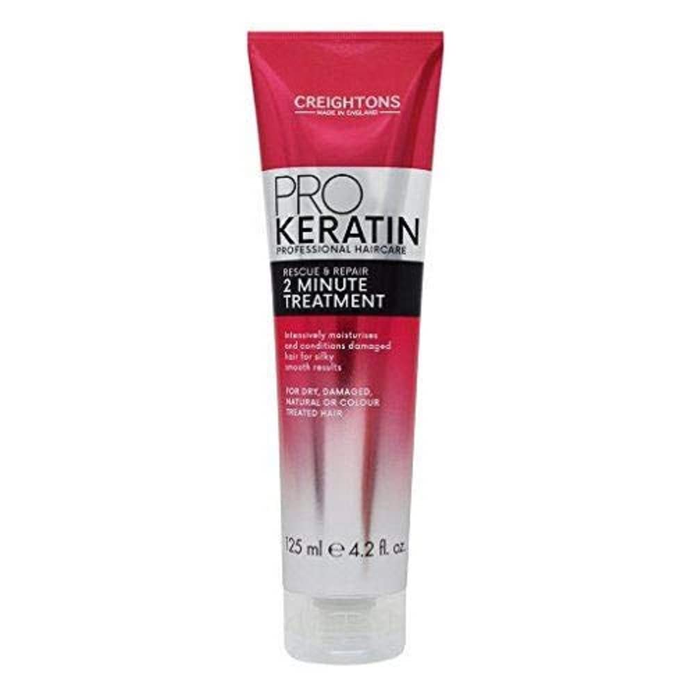 Creightons Pro Keratin Rescue & Repair 2 Minute Treatment (125ml) - Intensively moisturises and conditions damaged hair for silky smooth results. For dry, damaged natural or colour treated hair