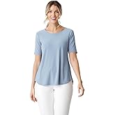 Sympli Go to Classic T Relax, Short Sleeve Stone Blue / 2