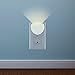 GE Directional Plug In Night Light, Home Decor, Apartment Essentials, LED Lights for Bedroom, Ambient Lighting, Dusk to Dawn Sensor, Nightlight, Bathroom, Dorm Room, 2 Pack 10202