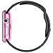 Apple Watch Case 38mm iWatch Silicone Bumber Case[Ultra Thin] With 1 Microfiber Cleaning Cloth-PINK