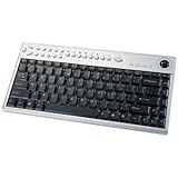 Ione Scorpius K3 Nt Mini Industrial Keyboard - Usb Slim Design 18 Multimedia Control Hotkeys