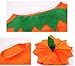 Halloween Pumpkin Costume Set for Family Parent Kids Orange Pumpkin Cosplay Suit Hat School Party Children Clothing Clothes Accessory (Adult Size (for Height 59''-71''))