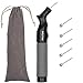 Dual Action Ball Pump with 5 Extra Needles and Storage Pouch by Gelindo, Superior Inflation Device for Basketball, Soccer, Rugby, Volleyball and Other Inflatable Balls