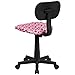 Flash Furniture Pink Dot Printed Swivel Task Office Chair