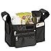 Stroller Organizer Caddy Bag – Large Storage Pockets for iPhones, Wallets, Bottles, Diapers, Wipes - Black, Delta Children