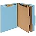 10 Blue Classification Folders - 2 Divider - 2 Inch Tyvek Expansions - Durable 2 Prongs Designed to Organize Standard Medical Files, Law Client and Office Files - Letter Size, Light Blue, 10 Pack primary