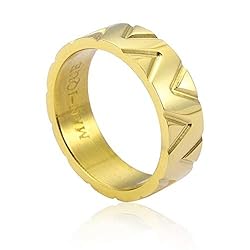 AUTHENTIC MAN-IQUE’s Handmade Plated Tri-Ring