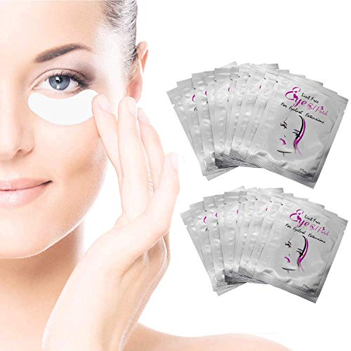 Under Eye Pads - 100 Pair Set Lint Free Eyelash Extension Eye Patch Under Eye Gel Paper Patches