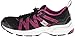 Ryka Women's Hydro Sport Water Shoe, Black/Berry/Chrome Silver, 8.5 M US