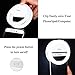 SRL l191 Selfie Ring Light for Camera, Rechargeable Battery, Clip On 36 Led Smart Phone, Round Shape, White