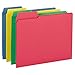 Smead 3-in-1 SuperTab Section Folder, 1/3-Cut Oversized Tab, Letter Size, Assorted Colors, 12 per Pack (11905), Pack of 1