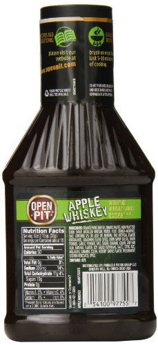 Open Pit Thick & Sweet Barbecue Sauce, Apple Whiskey, 18 Ounce (Pack of 12) - Thumbnail 3