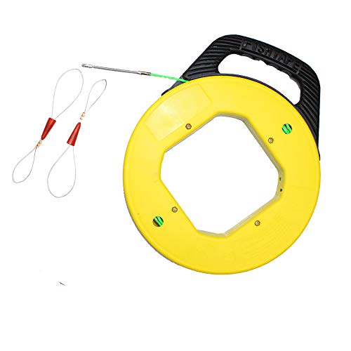 Electrical Fish Tape Case Wire Puller with 2pcs Fastener tool 4.3mm x 82 Feet - Thumbnail 4