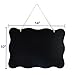 10x14 inch Double Sided Hanging Chalkboard Signs, Vintage Erasable Message Board with Hanging String for Wedding Kitchen Party, 3 Pack