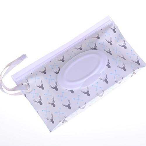 portable wet wipe pouch