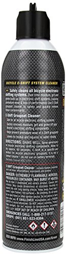 image for Finish Line E-Shift Electronic Groupset Cleaner Aerosol, 16-Ounce, uni