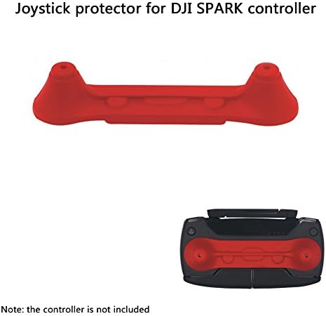 Joint Vcitory Transport Clip Controller Transmitter Protector Thumb Stick Anti-Shake Connected Rocker Joystick Holder Bracket for DJI Spark (Red)