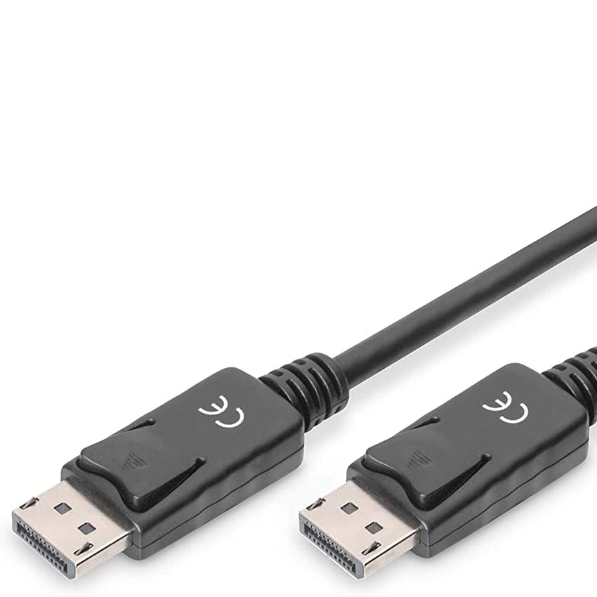 Levitantes Digital DisplayPort Connection Cable, Black, Shielded Connection Cable 2 m, Ultra HD 4K