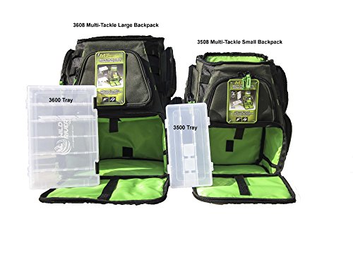 Wild River WT3606 Multi-Tackle Large Backpack with Two 3600 Style Trays