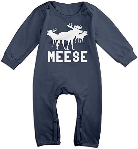 Moose Meese Infant Romper Jumpsuit Playsuit Outfits Navy 12 Months