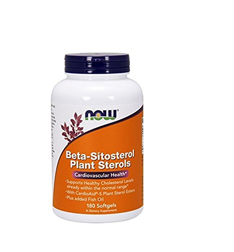 NOW Beta-Sitosterol Plant Sterols,180 Softgels