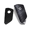 Sleutelfolie K144 voor 3 toetsen autofolie cover etui zelfklevende beschermhoes sleutelhoes sticker (carbon zwart)