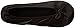 Isotoner Women's Satin Ballerina Slipper with Bow, Suede Sole, Black, XX-Large / 11-12 US