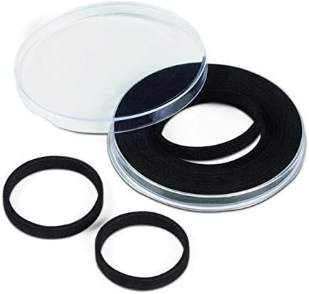 Lighthouse Round Clear Plastic Coin Capsules | CAPS XL- 21-62mm | Pack of 10