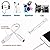 Heahphone Jack Adapter Splitter Charger Cables 2 in 1 Converter AUX Audio 3.5mm for iPhone7/7Plus/iPhone8/8Plus/iPhoneX/10 Earphone Extender Support Stereo Converter Adaptor Dongle Accessories-Silver by Leantuq