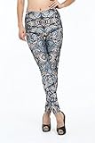 Ninimour Womens 3D Digital Print Tight Sports Pants Leggings