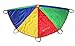 VOMline Play Parachute for Kids 6ft Dirt Resistant Handles for Party Games Tent Picnic Mat Blanket Proper Selection of Matching Colors (6 ft 9 Handles)