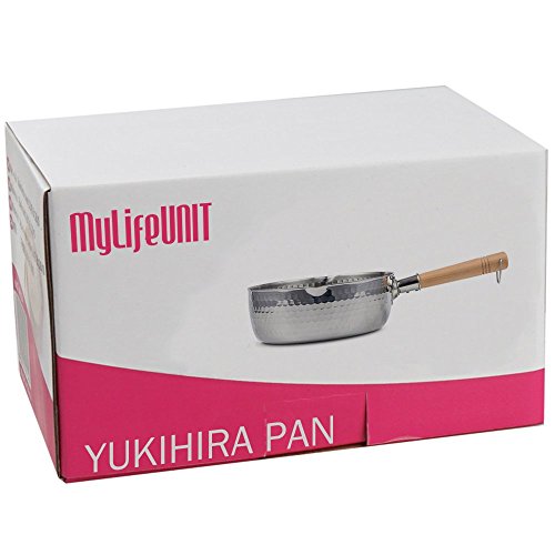 MyLifeUNIT Stainless Steel Yukihira Pan, Traditional Japanese Yukihira