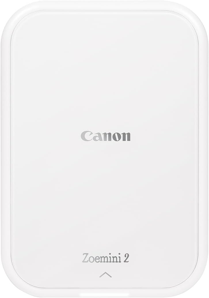 Canon Zoemini 2 Portable Photo Printer Pearl White Bluetooth 5.0 Type-C Fast