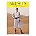 McCall's Patterns M7421 Misses Criss-Cross Tabard, Top, Cropped Pants, Gauntlets, Belt and Cuff, Size Miss (Sml-Med-Lrg-Xlg)