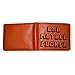 Bad Mother F Ker Wallet Pulp Fiction, Embroidered Tan Synthetic Leather, Men's Bifold