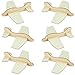 Neworkg 6 Pack Wood Glider Planes, Flying Glider Plane, Unfinished Blank DIY Flying Toy Planes for Birthday Party, Carnival Prizes(7.7 inches)