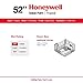 Honeywell Ceiling Fans Royal Palm, 52 Inch Tropical LED Ceiling Fan with Light, Pull Chain, Three Mounting Options, Hand Carved Solid Wood Blades - 50500-01 (Aged Brass)