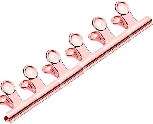Ktyssp HOT Multi Function Curve Nail Pinching Clips Tool 6PCS Acrylic Nails Pinchers (Rose Gold)