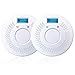 Combination Photoelectric Smoke Detector and Carbon Monoxide Detector Alarm Digital Display, Protect Your Home from Fire and Gas Leaks 2 Pack