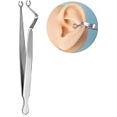 DJCIW Ear Cartilage Piercing Clamps,Stainless Steel Piercing Tool for Precise and Controlled Cartilage Tragus Helix Daith Rook Piercing