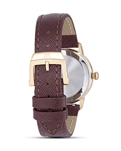 Maurice-Lacroix-Damen-Analog-Quarz-Uhr-mit-Leder-Armband-EL1094-PVP01-111-1